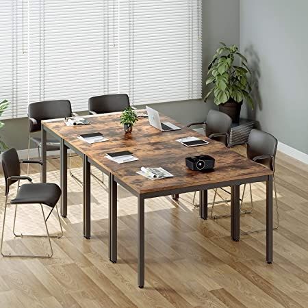 Image 2 : Computertisch Holz und Metall