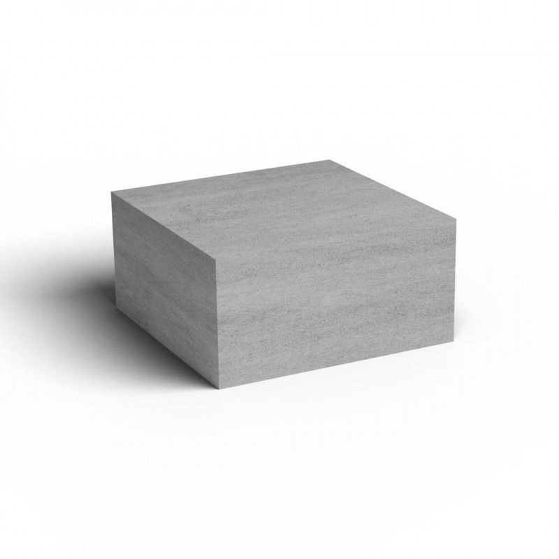 Concrete gray podium 50 x 50 x 25 cm : Presentoirs shopping