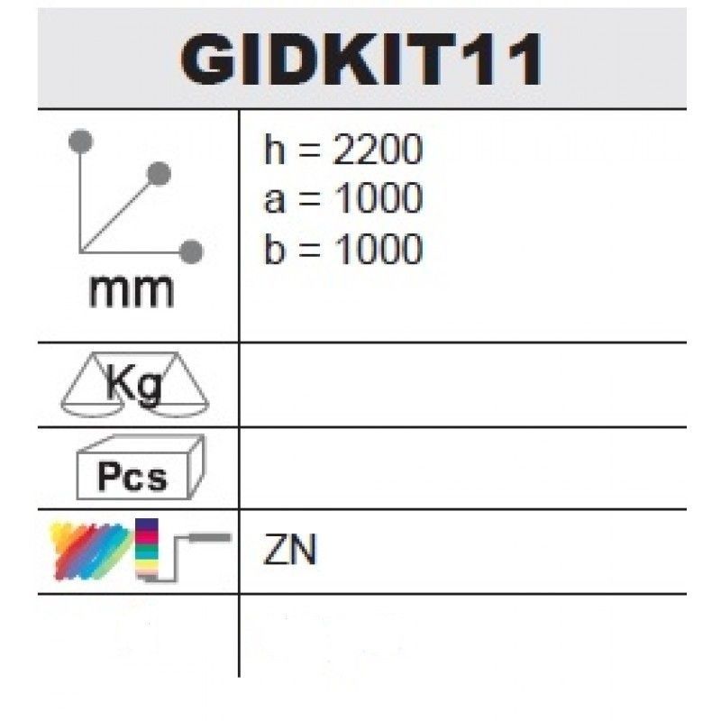 Image 2 : Abmssungen : 
Länge : 1000 mm ...