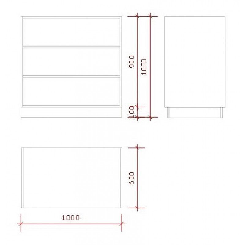 Image 4 : Corner counter unit with sliding ...