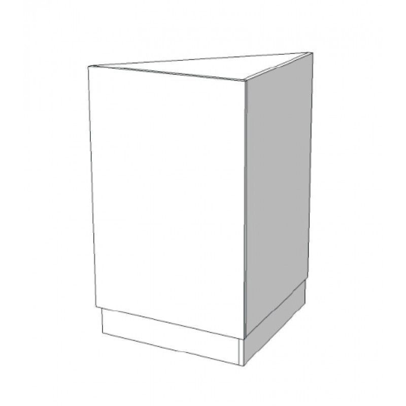 Corner counter with straight finish : Mannequins vitrine