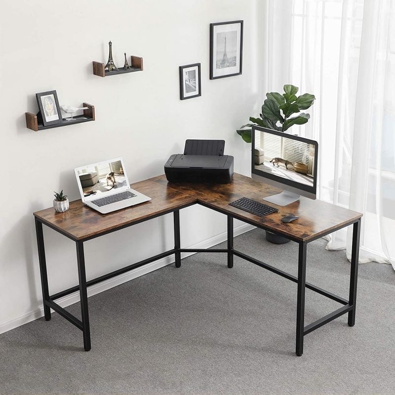 Image 2 : Industrial corner desk for your ...