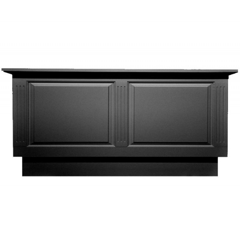 Counter style authentic black wood : Comptoirs shopping