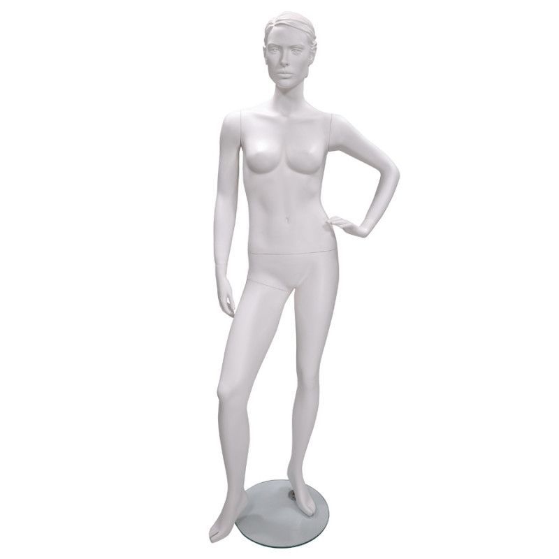 Damen stilisiert schaufensterfiguren weiss : Mannequins vitrine