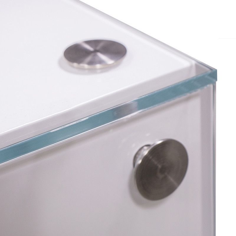 Image 4 : Moderne Glasthekenanlage und weiß lackierte ...