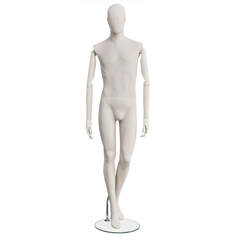 This male display mannequin from the vintage mannequin collection features ... Display mannequin man walking position : Mannequins vitrine