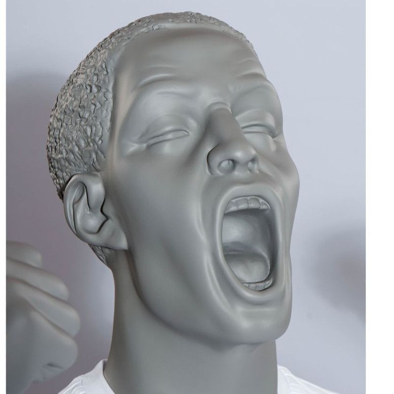 Image 4 : Showcase mannequin sport grey RAL7042 ...