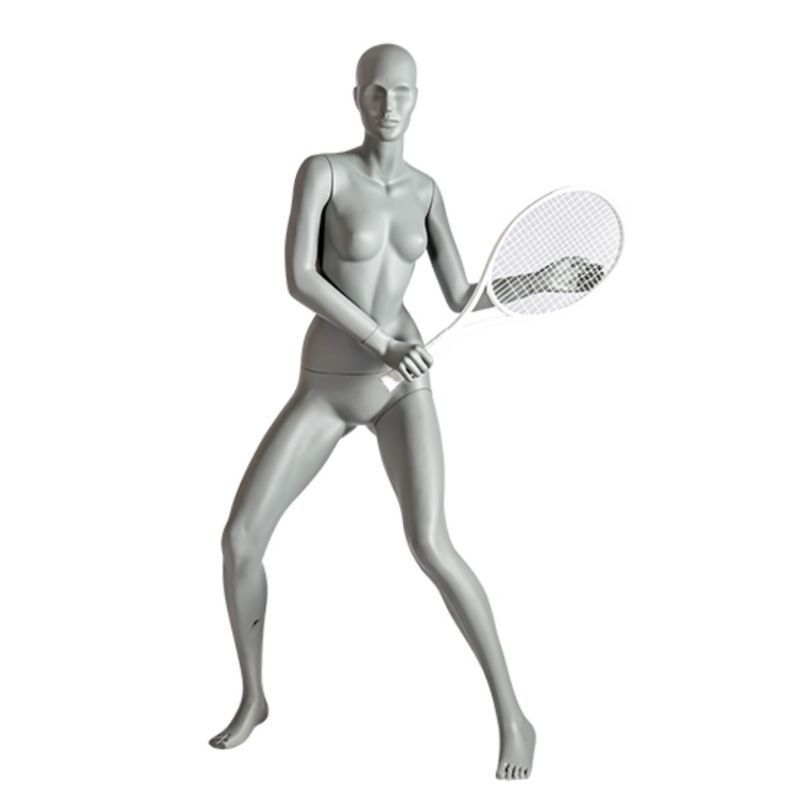 Display mannequin tenniswoman : Mannequins vitrine