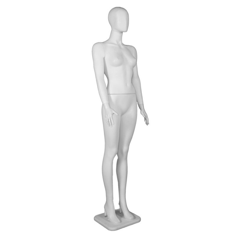 Display mannequin woman abstract white : Mannequins vitrine