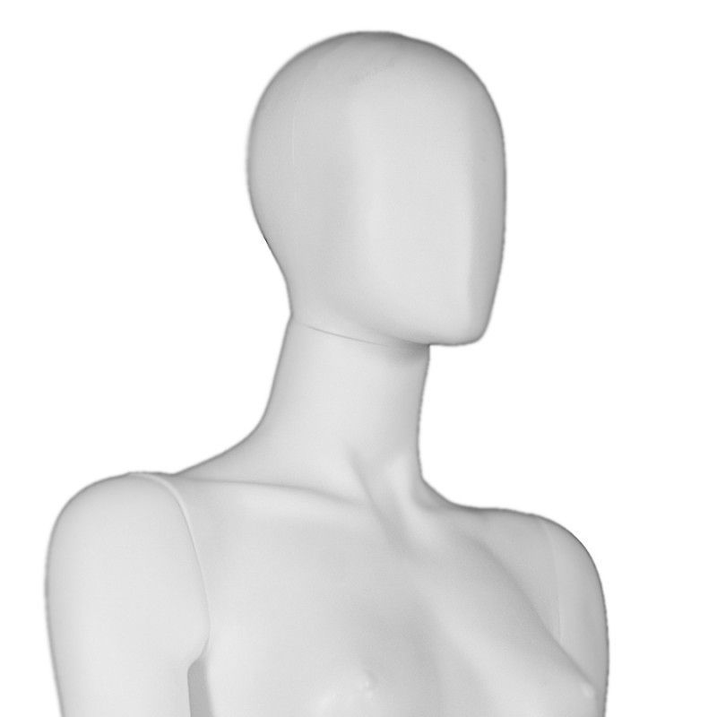Image 1 : Abstract white plastic display mannequin ...