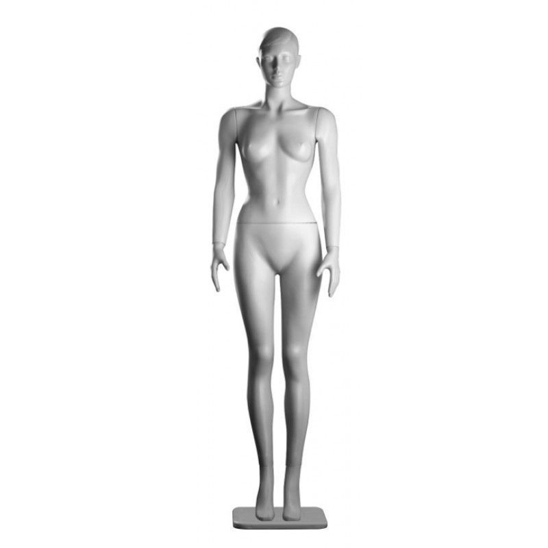 Display mannequin woman abstract white plastic : Mannequins vitrine