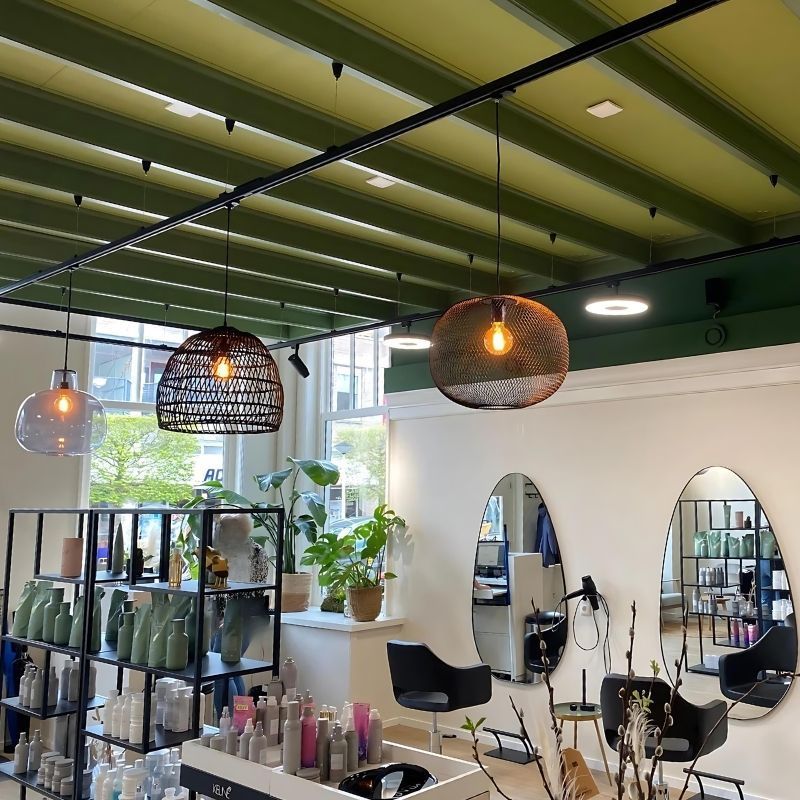 Image 3 : clairage sur rail LED Noir ...