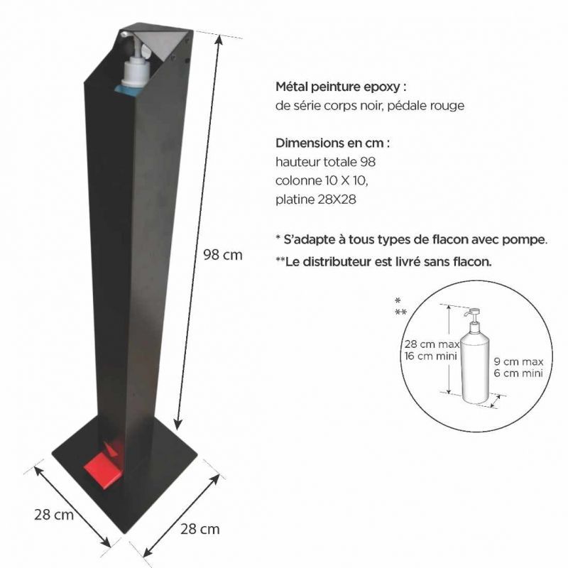 Image 1 : Distributeur autoportant de gel hydro ...