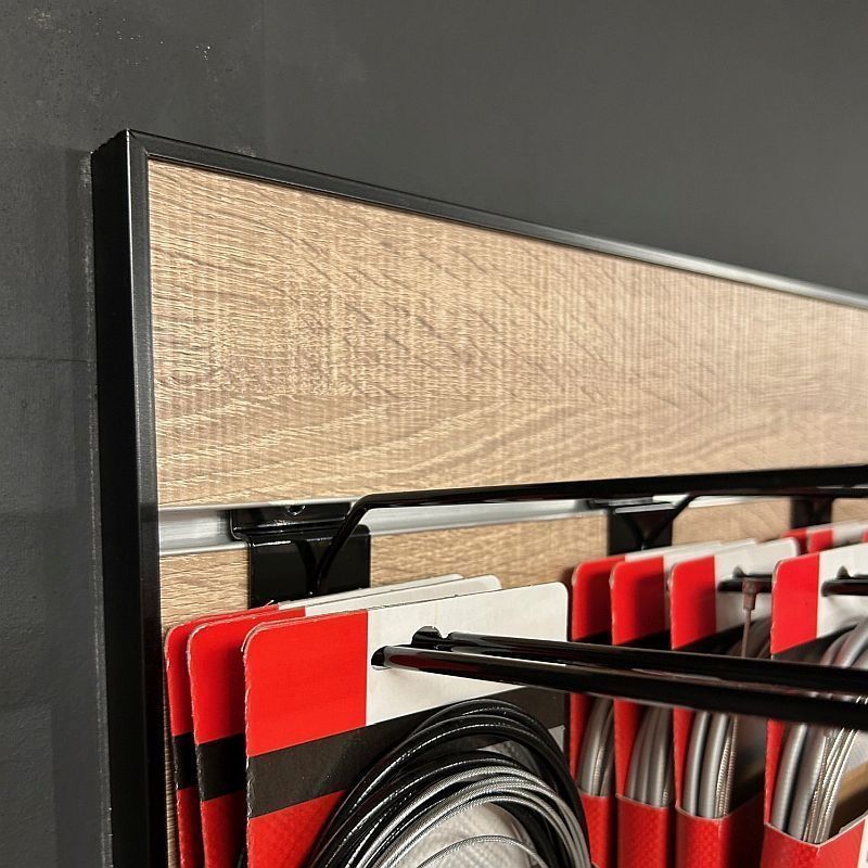 Image 2 : edges for slatwall black 120cm ...