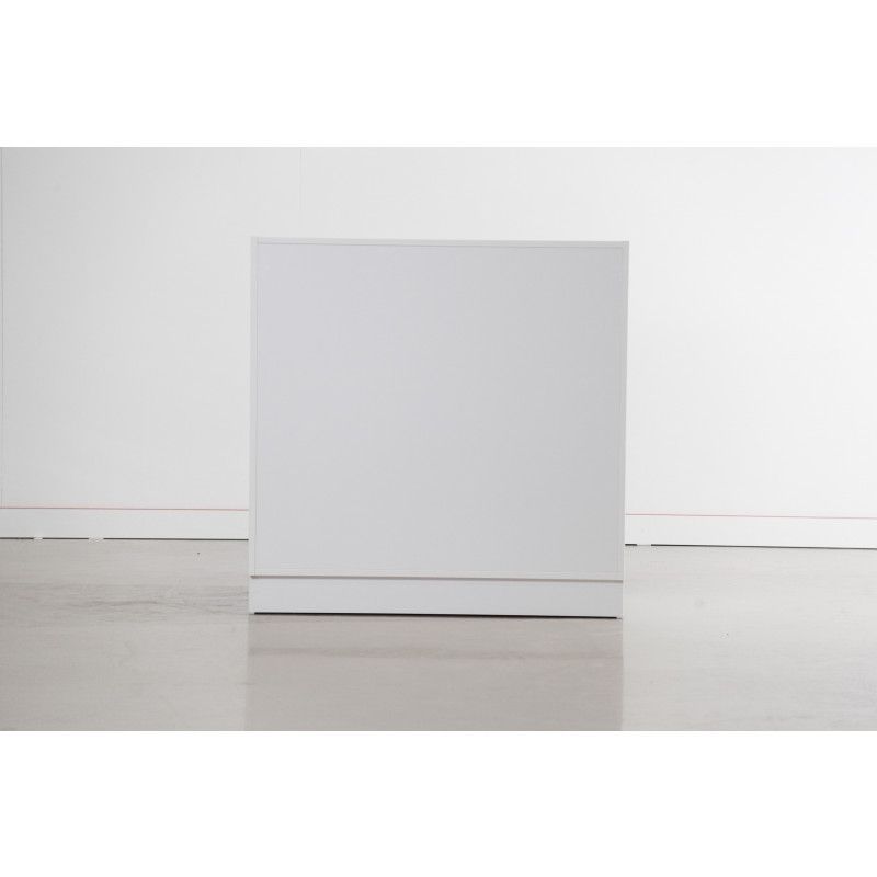 Encimera blanca de alto brillo de 100 cm : Mobilier shopping