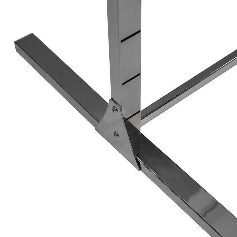 Image 2 : Espositore per scaffali cromato bianco ...