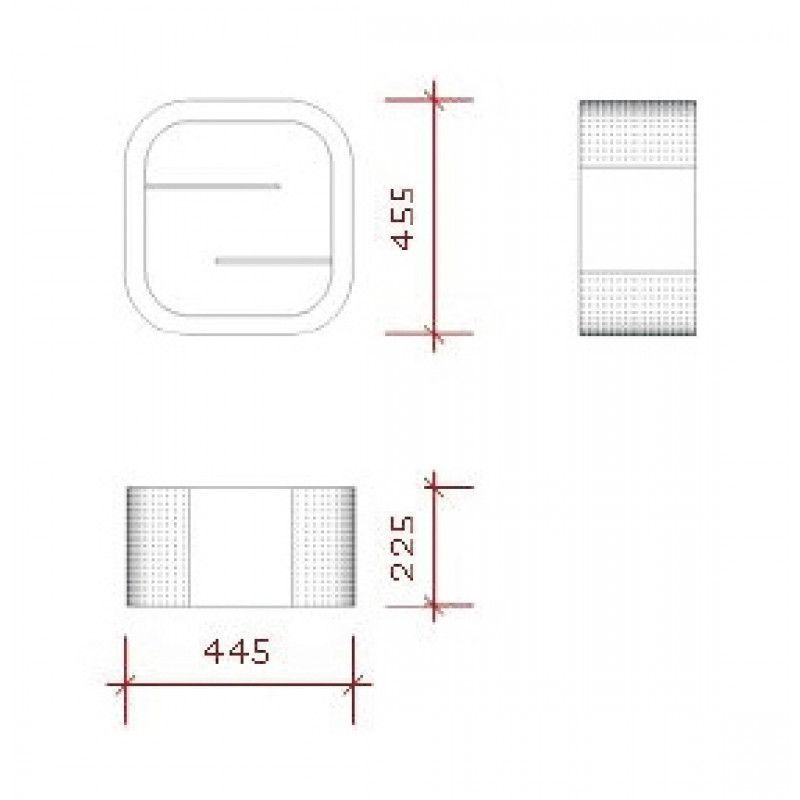 Image 2 : etagere murale blanc et verre ...