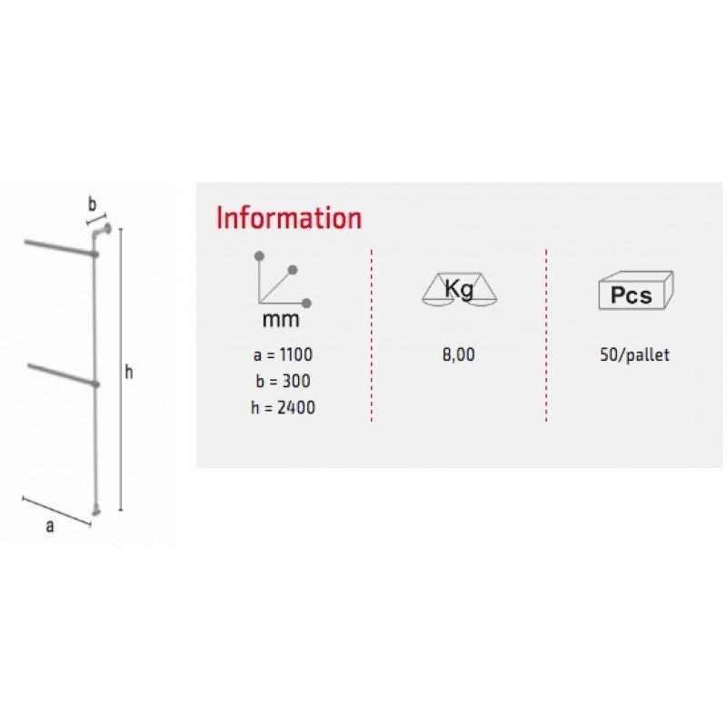 Image 1 : Dimensions : 
Height : 2400 mm 
Width ...