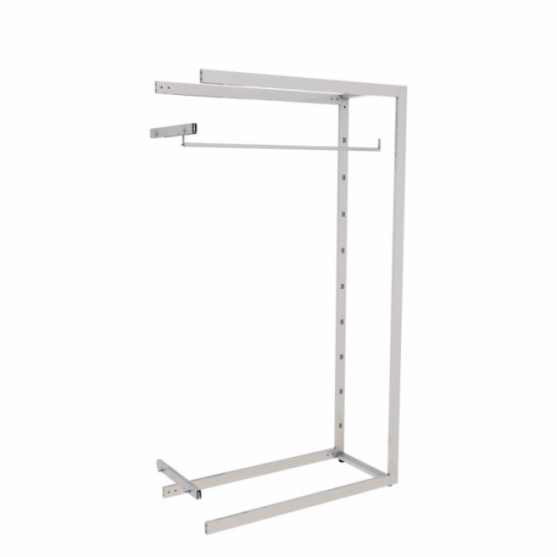 Extra Shop gondola white H 185 x 108 x 45 cm : Mobilier shopping