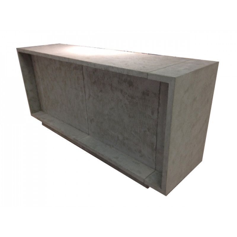 Image 2 : Moderne Ladentheke betonfarben grau 220cm ...