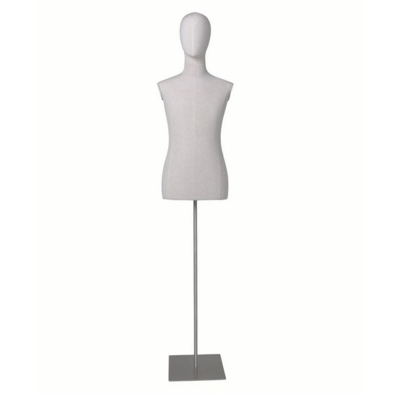 Fabric bust, male head on square base : Bust shopping