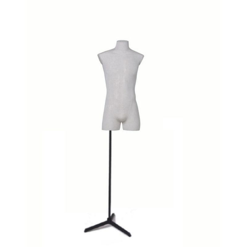 Fabric bust of a man on a tripod base : Bust shopping