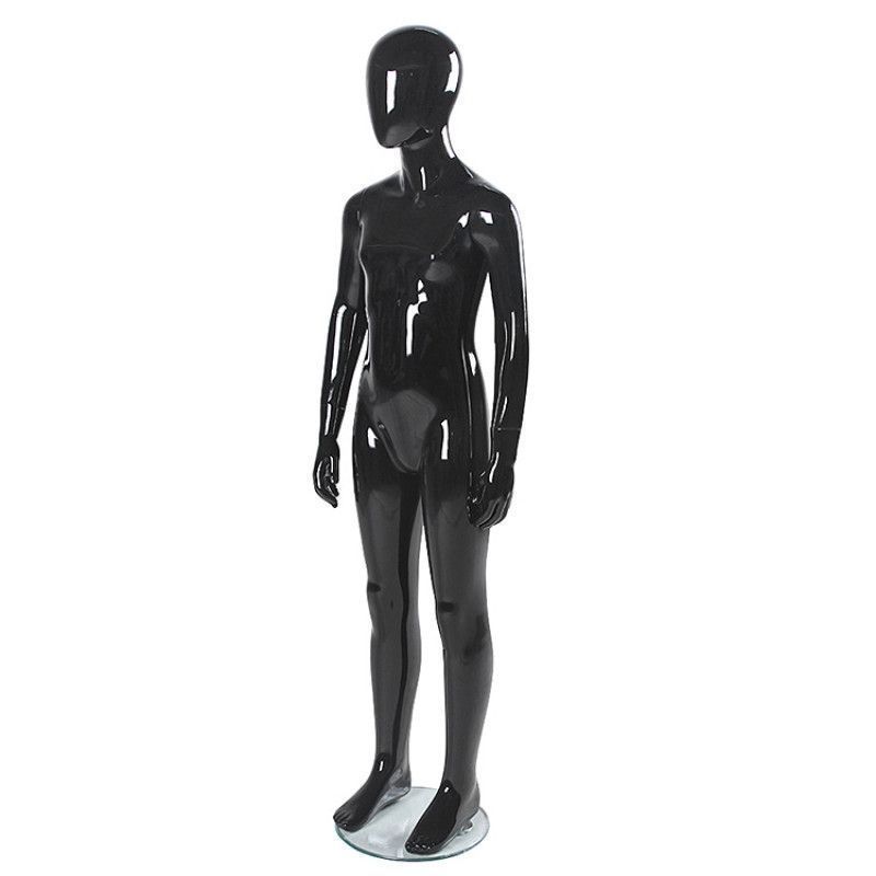 Image 1 : Shiny black child mannequin with ...