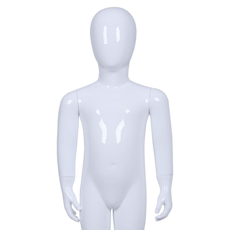 Image 2 : Kid mannequin white with round ...