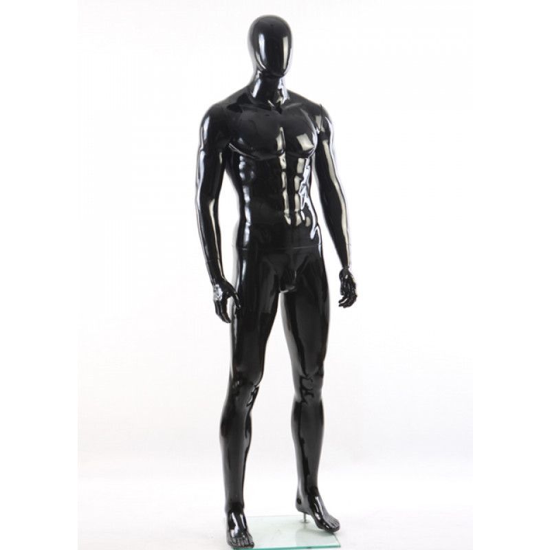 Image 3 : Display mannequin black color with ...