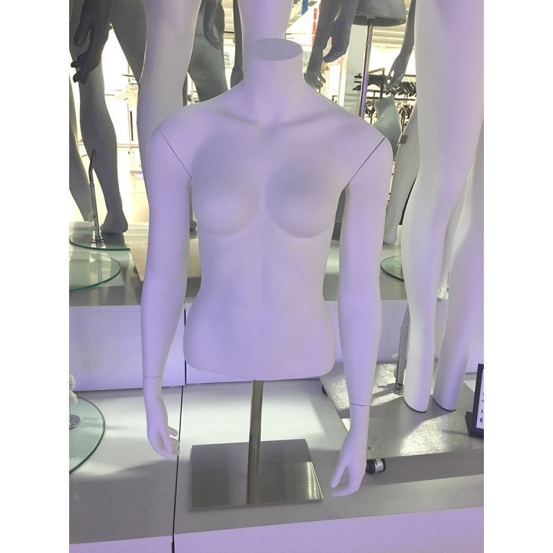 Image 3 : Female mannequin bust with arms ...