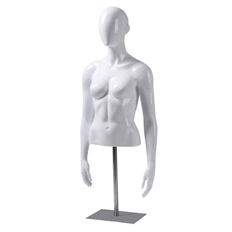 Image 1 : Female mannequin bust 1/2 ...