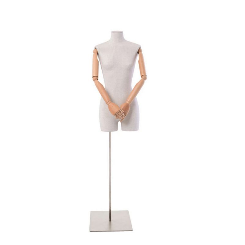 Female fabric bust on square base : Bust shopping