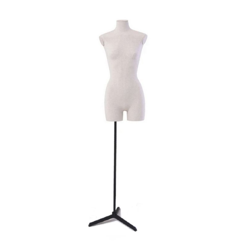 Female fabric bust on tripod base : Bust shopping