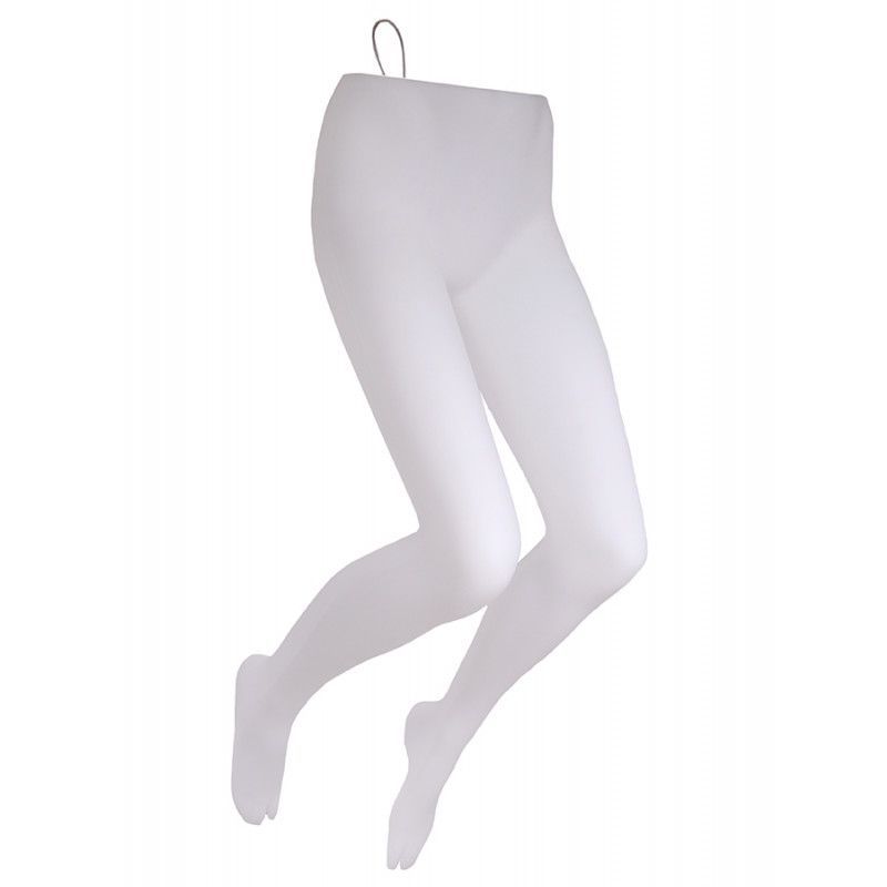 This pair of female's mannequin legs to hang makes ... Female mannequin legs to hang white color : Mannequins vitrine