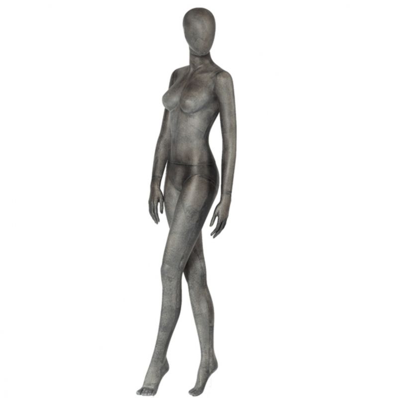 Female mannequin translucent fiber : Mannequins vitrine