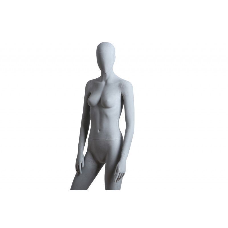 Image 1 : Female display mannequin in gray ...