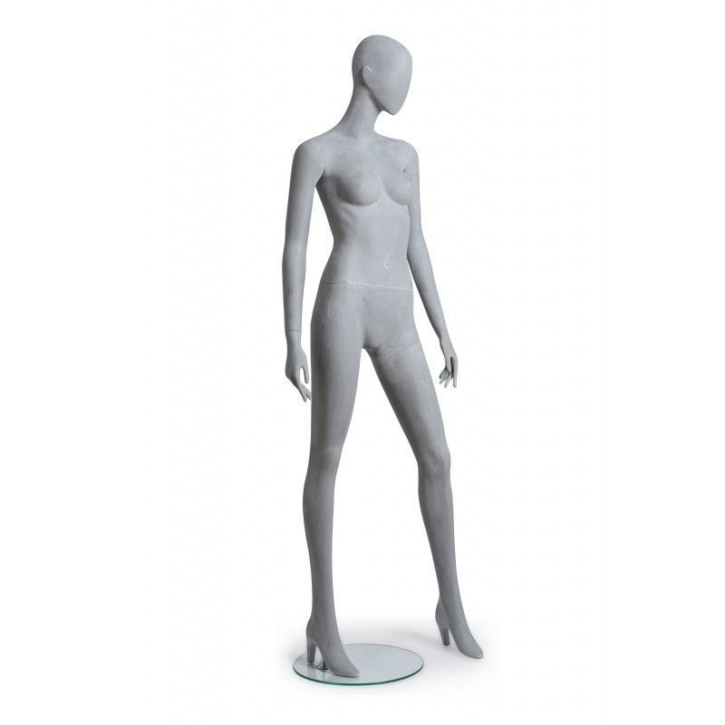 Image 5 : Female display mannequin with abstract ...