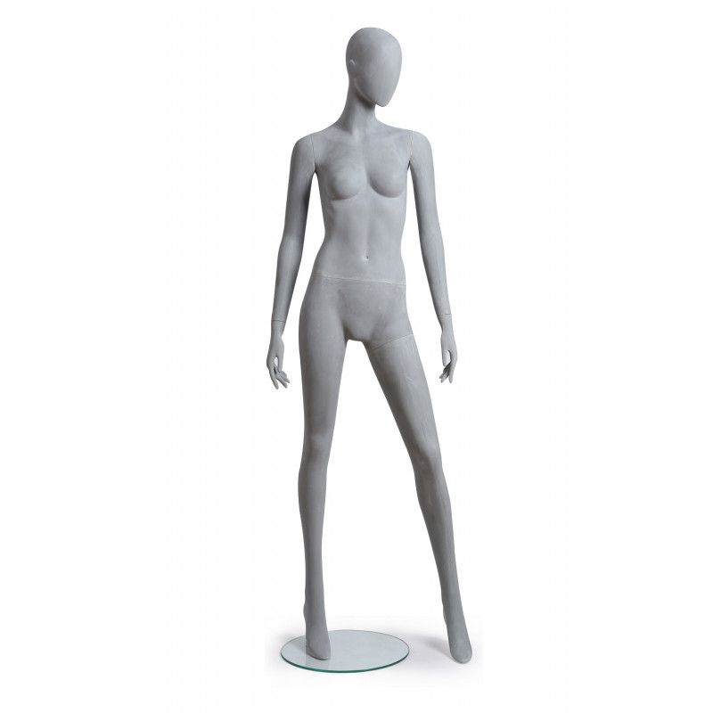 Image 6 : Female display mannequin with abstract ...