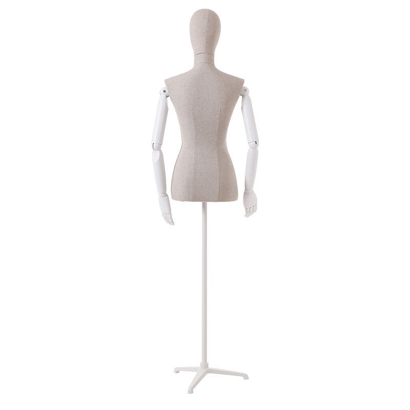 Image 3 : Female mannequins torso vintage linen ...