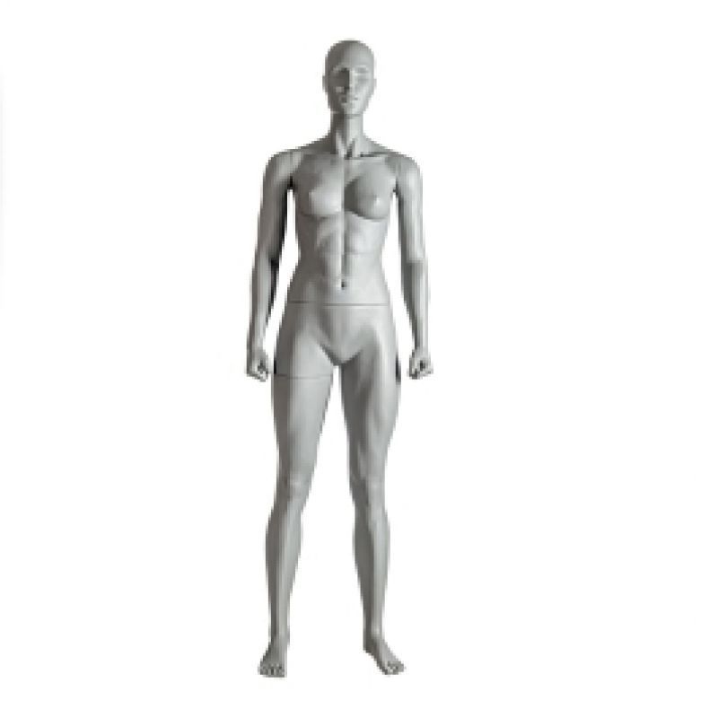 Female sport mannequin upright position : Mannequins vitrine