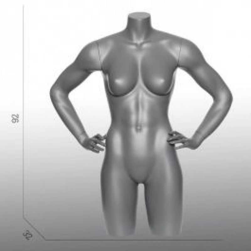 Image 1 : Sport woman torso bust with ...