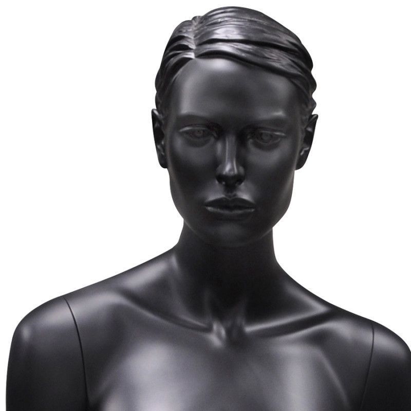 Image 1 : Realistic woman mannequin in black ...