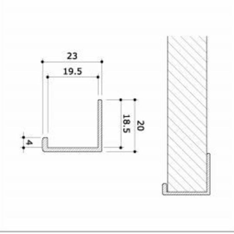 Image 1 : Finish for grey grooved panels ...