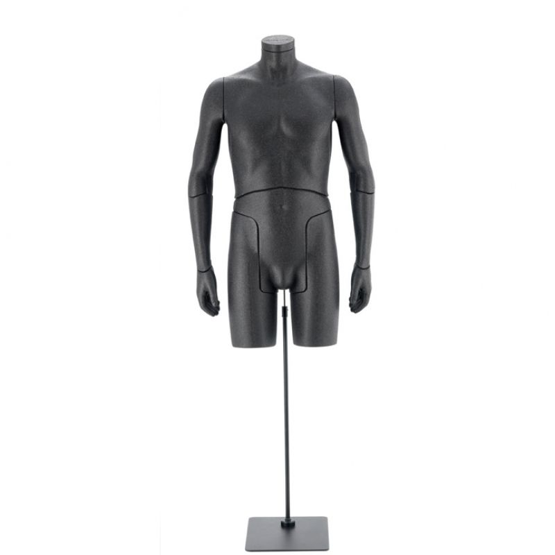 Flexible male torso : Mannequins vitrine