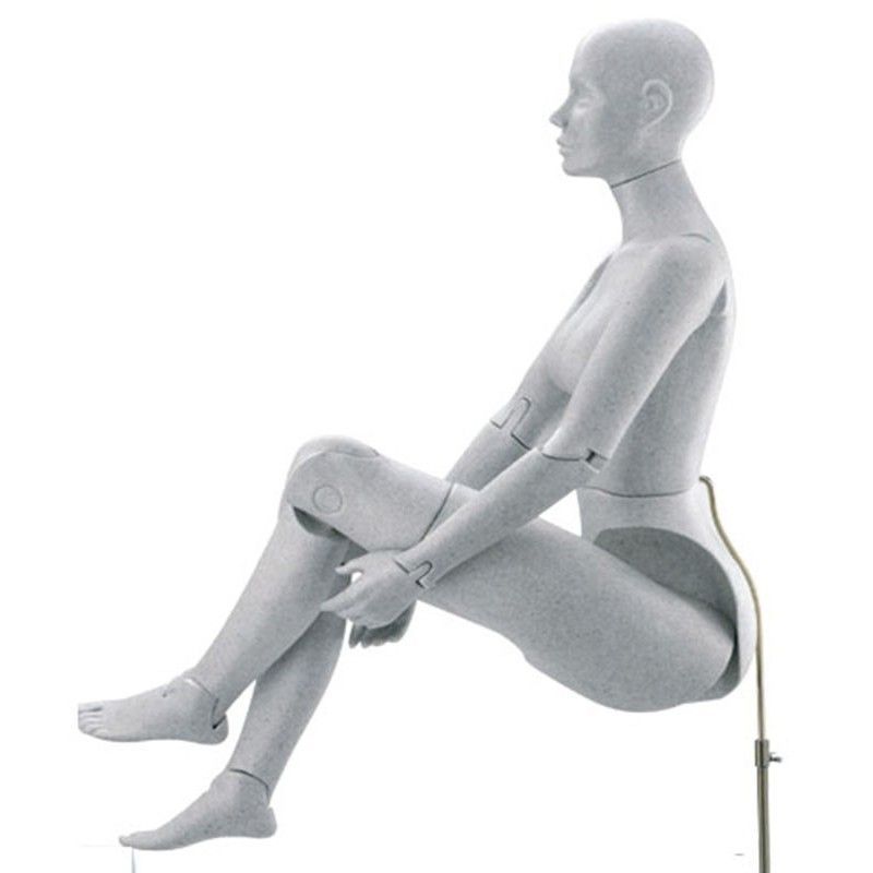 Flexible mannequin grey color