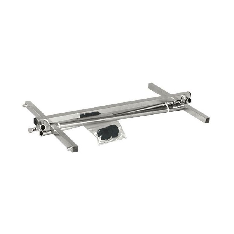 Image 5 : Golden folding steel rack, width ...