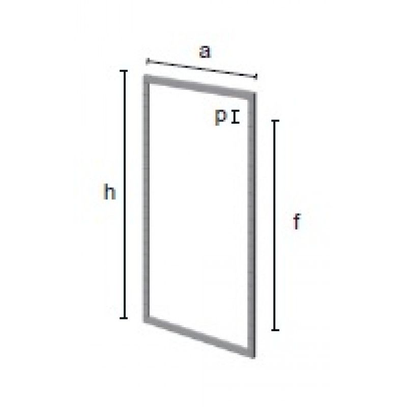 Image 1 : Frame for chrome metal wall ...