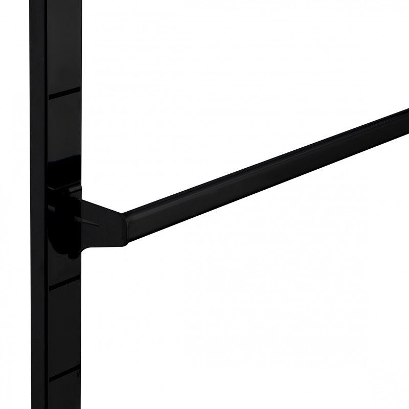 Front bar accessory for gondola store black : Portants shopping