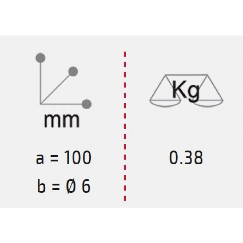 Image 1 : Frontpin for wall gondola 10 ...
