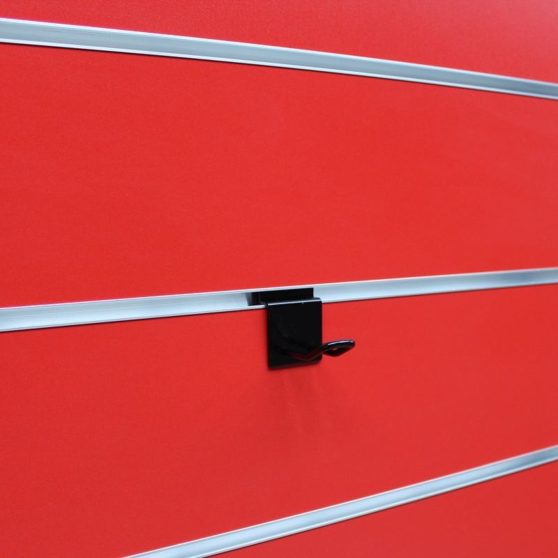 Image 1 : Gancho doble blister negro 5cm ...